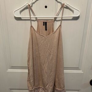 Maurices Light Beige Lace Cami Top